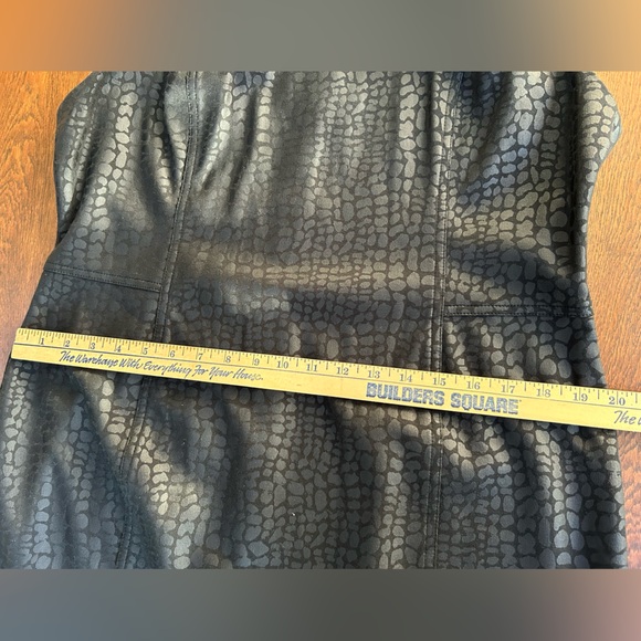 Calvin Klein “Snake”-print little Black Cocktail Dress Sleeveless. Like new,sz16 - Picture 5 of 11